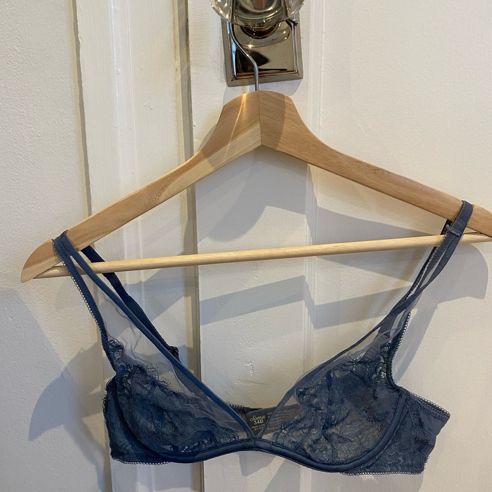 Lace Bralette in Blue